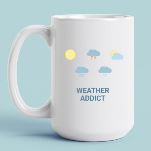 Taza De Café Símbolos meteorológicos
