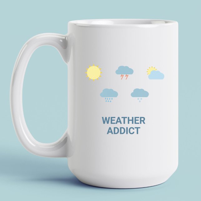 Taza De Café Símbolos meteorológicos (Weather Symbols Mug)