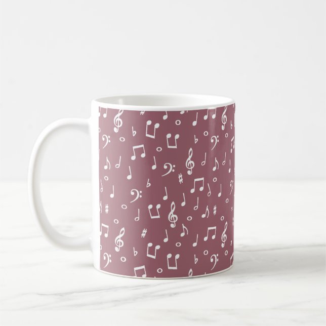 Taza De Café símbolos musicales (Izquierda)