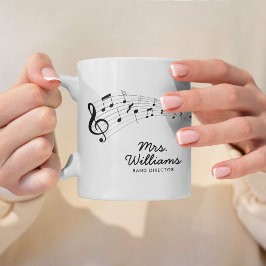 Taza De Café Símbolos musicales personalizados