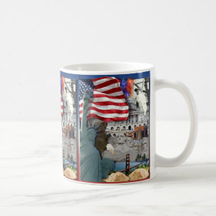 Taza De Café Símbolos norteamericanos de Estados Unidos