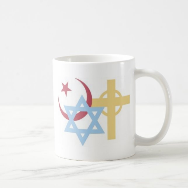 Taza De Café Símbolos religiosos (Derecha)