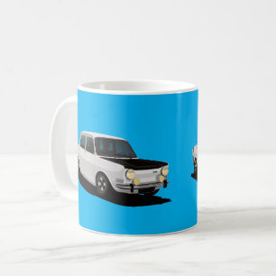 Taza De Café Simca 1000 Rallye - imagen del coche de 2 x -