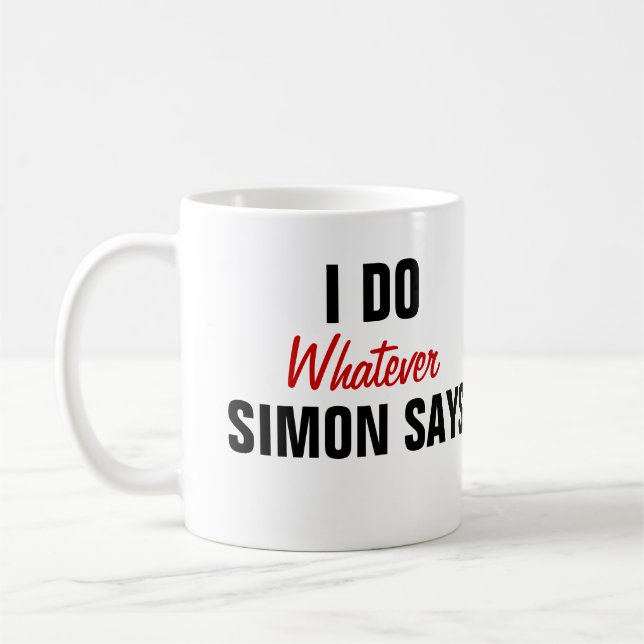Taza De Café Simon Dice (Izquierda)