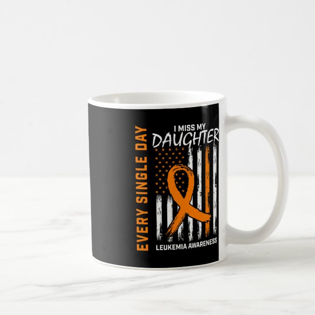 Taza De Café Simpatía Pérdida de la Hija Leucemia Sensibilizaci (Derecha)
