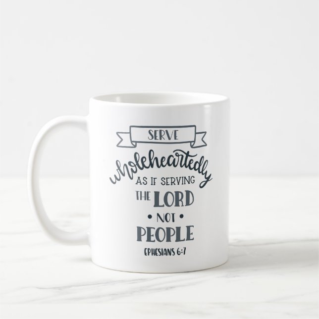Taza De Café Simple biblia cristiana contra pastor (Izquierda)