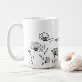 Taza De Café Simple Botanical Mom Neutral Gift