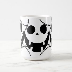 Taza De Café Simple cara de calabaza de halloween jack-o-lanter