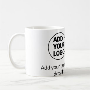 Taza De Café Simple código qr minimalista agregar logo escanear