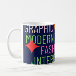 Taza De Café Simple Contemporary Graphic