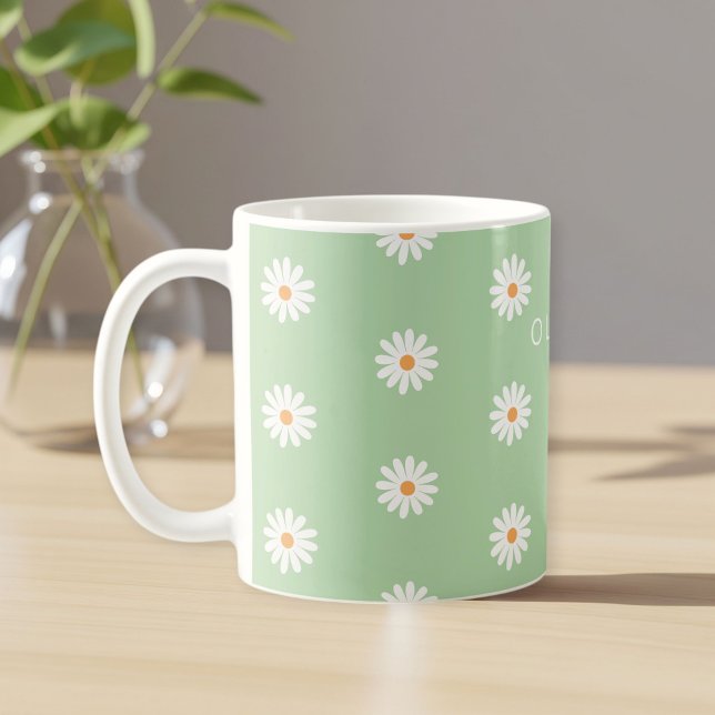 Taza De Café Simple daisies, Personalized gift, Daisy Lover Gif (Subido por el creador)