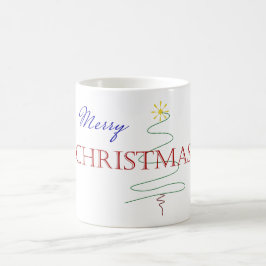 Taza De Café Simple Feliz Navidad Mug