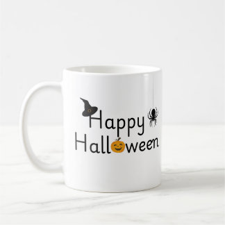 Taza De Café Simple Happy Halloween Mug