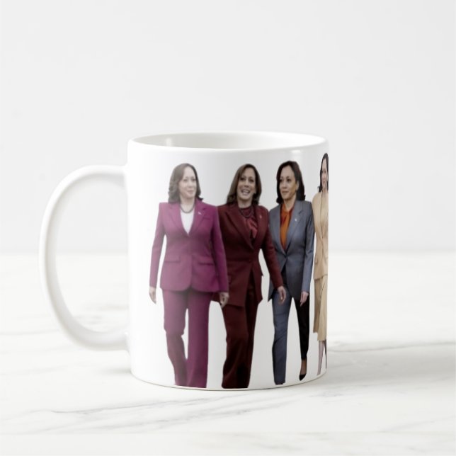 Taza De Café simple kamala harris walz 2024 mug (Izquierda)