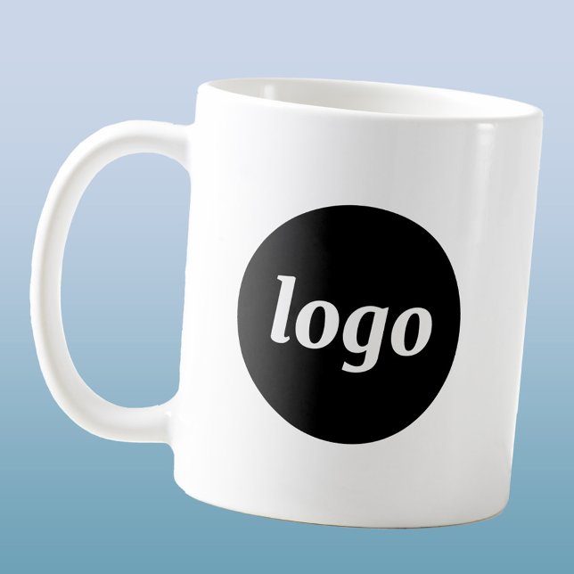 Taza De Café Simple Logo Business Branding Promotional (Simple logo business branding promotional coffee mug)