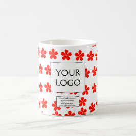 Taza De Café simple minimal agregue su logo/diseño aquí negocio