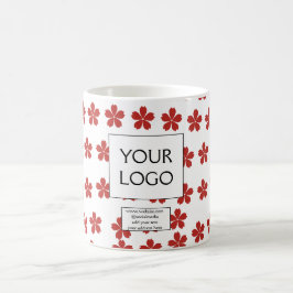 Taza De Café simple minimal agregue su logo/diseño aquí negocio