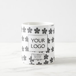 Taza De Café simple minimal agregue su logo/diseño aquí negocio