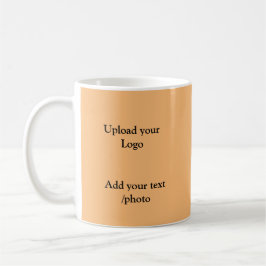 Taza De Café simple minimal añade el texto de tu logo detalles