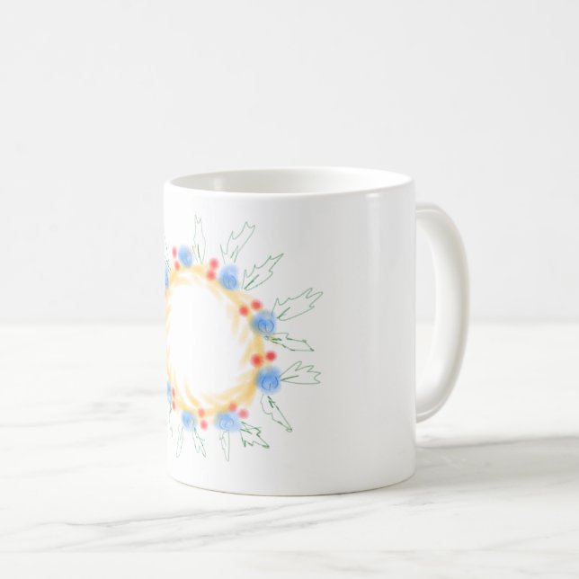 Taza De Café simple mínimo agregar su nombre boda de dama de ho (Anverso derecho)