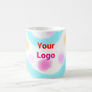 Taza De Café simple mínimo añadir el texto monograma foto cof