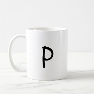 Taza De Café simple mínimo añadir el texto monograma foto cof