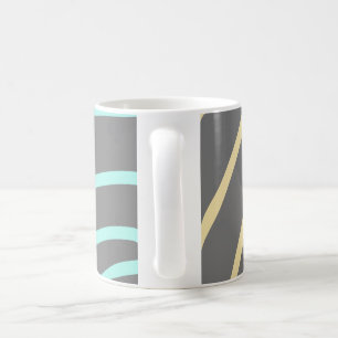 Taza De Café simple mínimo añadir el texto monograma foto cof