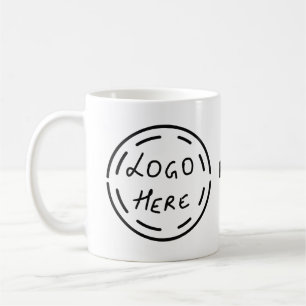Taza De Café simple mínimo personalizado acuarela añadir sitio