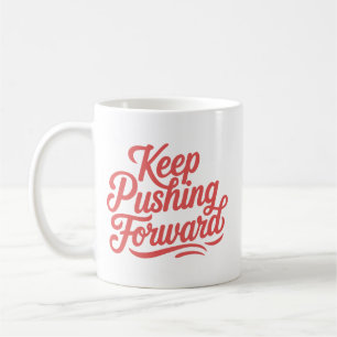Taza De Café Simple Motivación Negrita Elegancia Tipografía Lim
