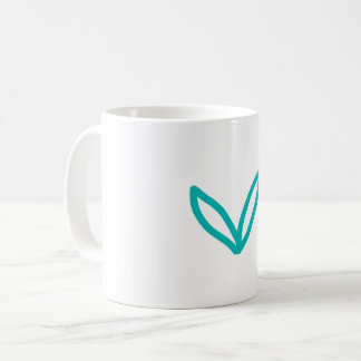 Taza De Café simple personalizado azul colorido brillo purpurin