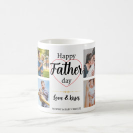Taza De Café Simple Primer Día del Padre Collage de Imágenes | 