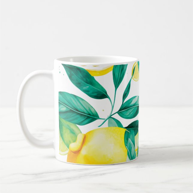 Taza De Café Simplemente belleza refrescante limón (Izquierda)