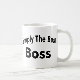 Taza De Café Simplemente el mejor jefe