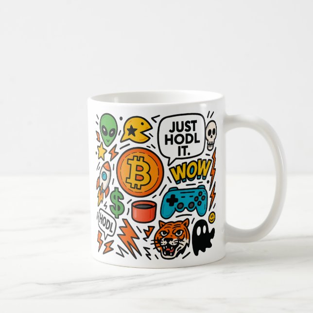 Taza De Café Simplemente Hodl It (Derecha)