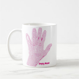 Taza De Café Simplemente Mazes Hand Maze Mug