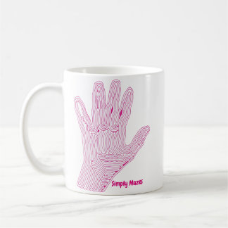 Taza De Café Simplemente Mazes Hand Maze Mug