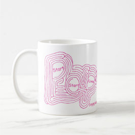 Taza De Café Simplemente Mazes "Pop" Maze Mug