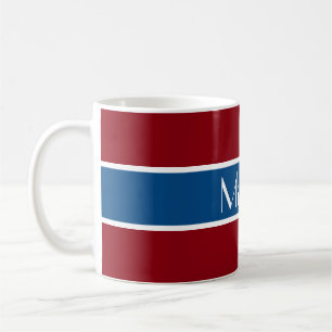 Taza De Café Simplemente Rayos azul oscuro + tu trasero. y nomb