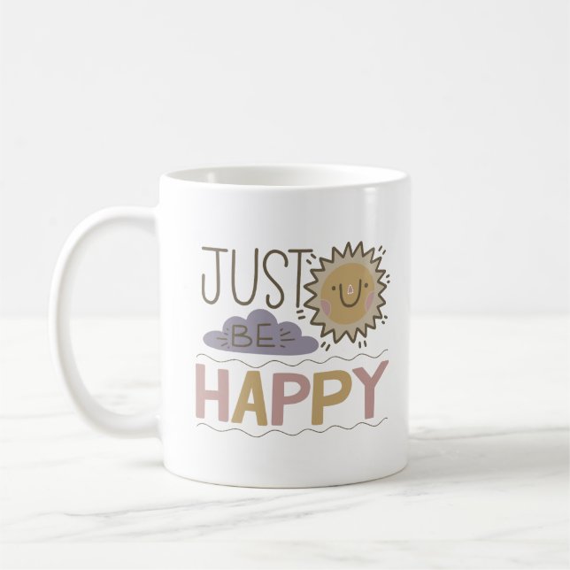 Taza De Café simplemente ser feliz (Izquierda)