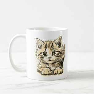Taza De Café Simplemente siendo un adorable gatito