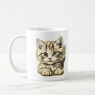 Taza De Café Simplemente siendo un adorable gatito