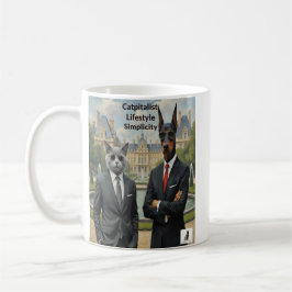 Taza De Café Simplicidad del estilo de vida catitalista