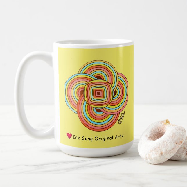 Taza De Café Simplicidad Nuestra Verdadera Misión Café Mug (Con donut)