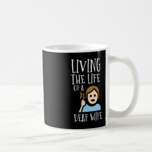 Taza De Café Sin Audiencia - Sordo - Incapaz De Oír - Sordo Awa