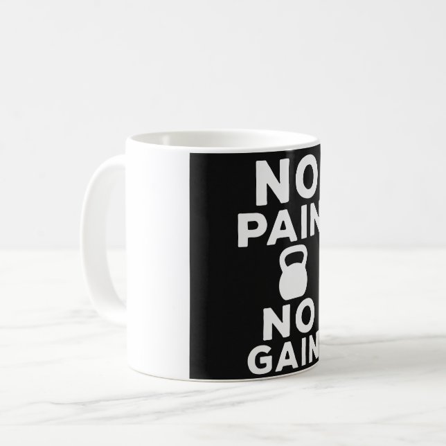 Taza De Café Sin dolor sin ganancia - Gimnasio (Anverso izquierdo)