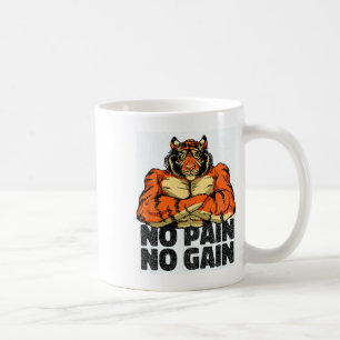 Taza De Café Sin Dolor Sin Ganancia Gimnasio De Tigre