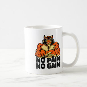 Taza De Café Sin Dolor Sin Ganancia Gimnasio De Tigre