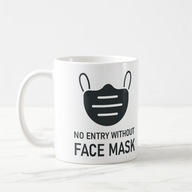 Taza De Café Sin entrada sin máscara facial (Izquierda)