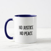 Taza de café Sin Justicia Sin Paz
