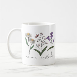 Taza De Café Sin lluvia sin flores